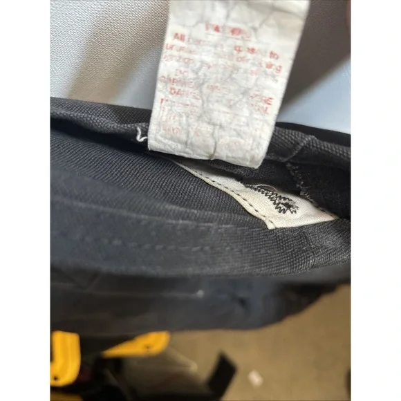 1998 Carhartt R03BLK Duck‎ Bib Overalls 42x30 Black Union Made USA Quilt Lined - Picture 10 of 16